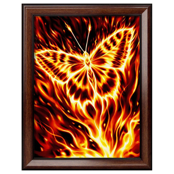 Diamond Painting Kit - FIRE BUTTERFLY 30X40 CM AZ-1854
