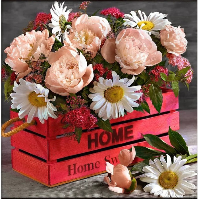 Diamond Painting Kit - BOUQUET HOME WARMTH 40*40 CM AZ-1882