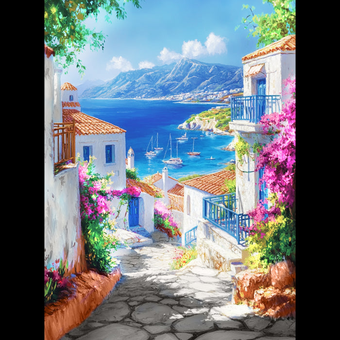 DIAMOND PAINTING WITH SUBFRAME WONDERFUL BAY 30X40 CM VA831