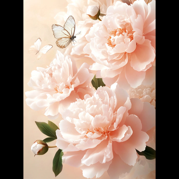 DIAMOND PAINTING WITH SUBFRAME FLOWERS 30X40 CM VA838