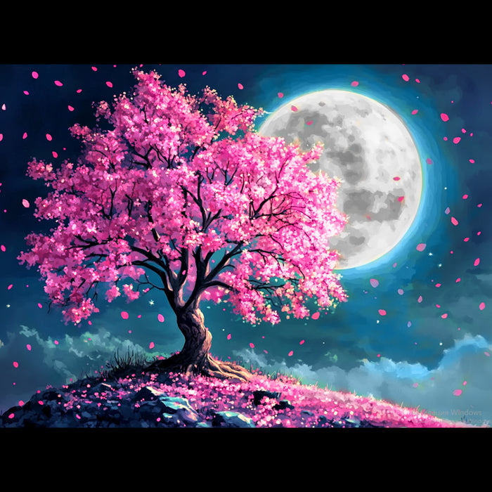 DIAMOND PAINTING WITH SUBFRAME FULL MOON 30X40 CM VA842