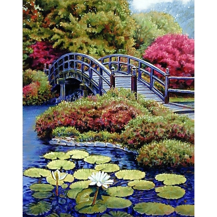 Diamond Painting Kit - JAPANESE GARDEN 38*48 CM WD096