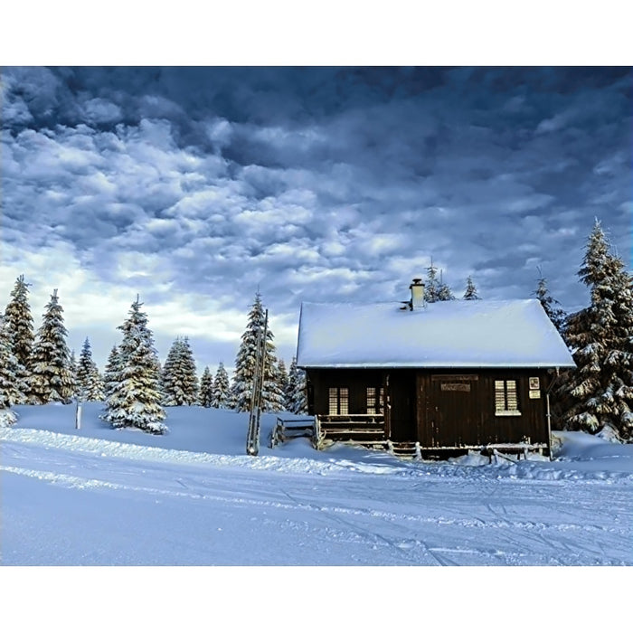 Diamond Painting Kit - VALLEY OF SNOW 48*38 CM WD106