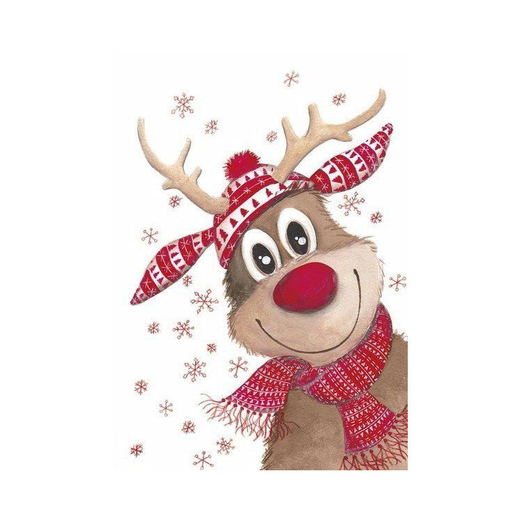 Diamond Painting Kit - CHRISTMAS DEER 20*30 CM WD109
