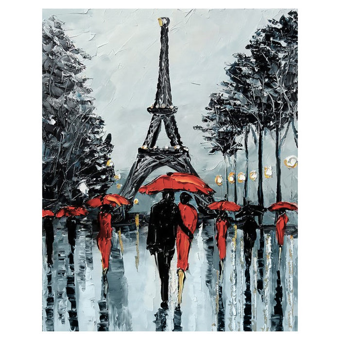 Diamond Painting Kit - PARIS IN RAIN 38*48 CM WD156