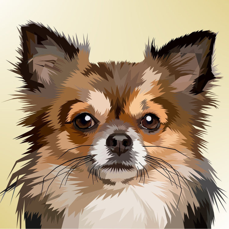 Diamond Painting Kit - DOG PORTRAIT 38*38 CM WD2305
