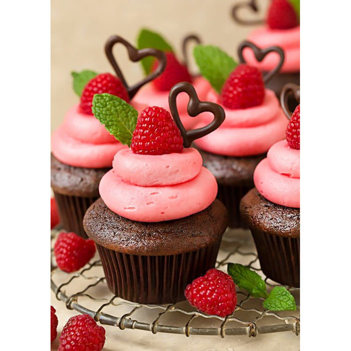 Diamond Painting Kit - STRAWBERRY MUFFINS 27*38 CM WD2312