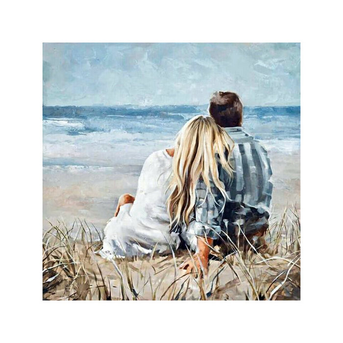 Diamond Painting Kit - ON THE SEA COAST 38*38 CM WD2315