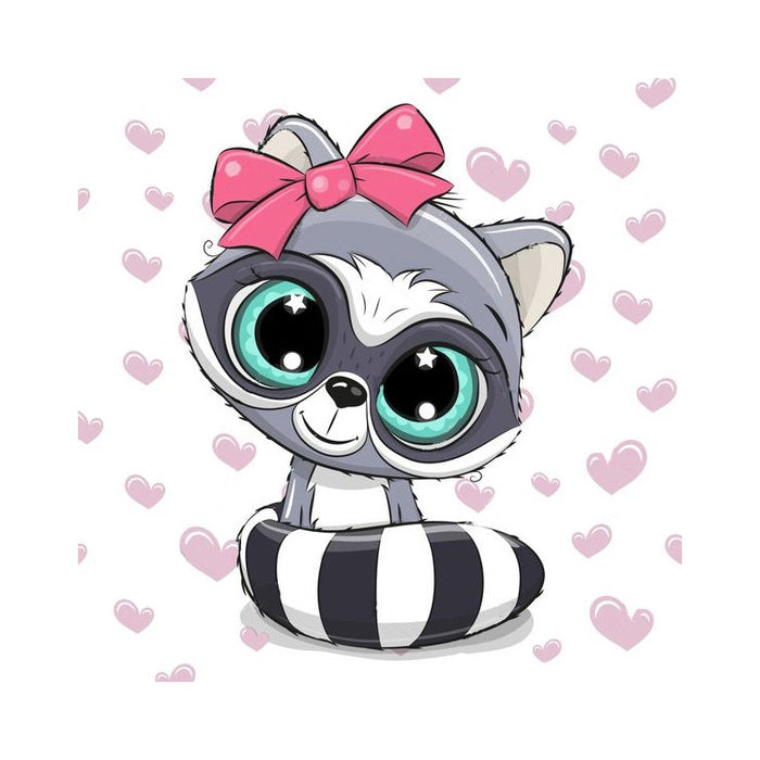 Diamond Painting Kit - CURIOUS LAURA 20*20 CM WD2357