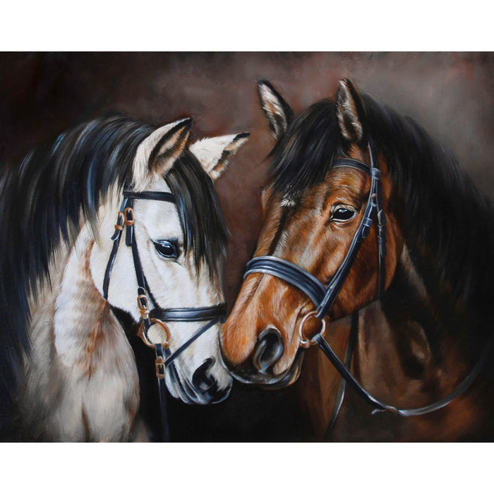 Diamond Painting Kit - HORSE TENDERNESS 48X38 CM WD2469