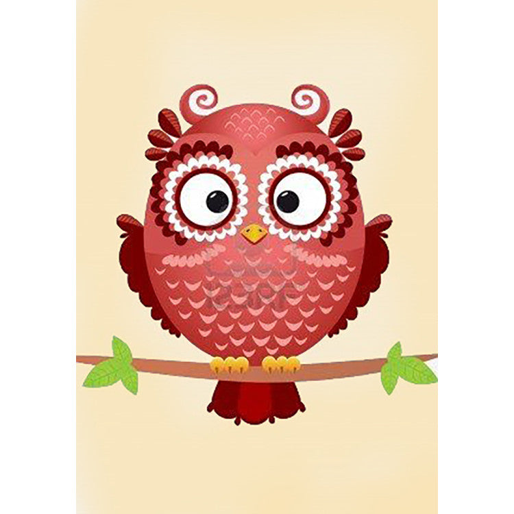 Diamond Painting Kit - OWL PHIL 20 _ 30 CM WD250
