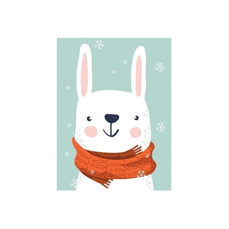 Diamond Painting Kit - SNOW HARE 15*20 CM WD2539