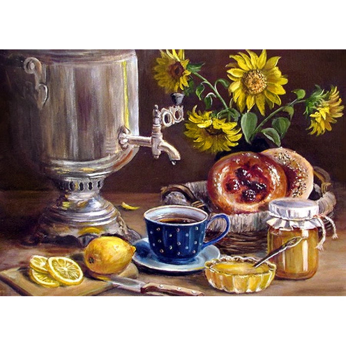 Diamond Painting Kit - SAMOVAR 70*50 CM WD2614