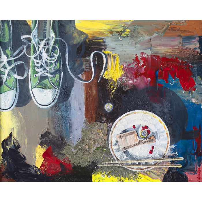 Diamond Painting Kit - TEENAGER'S BREAKFAST 50X40 WD2651