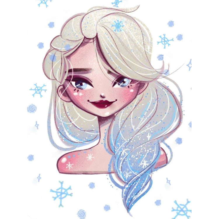 Diamond Painting Kit - WINTER PRINCESS 30*40 WD3008