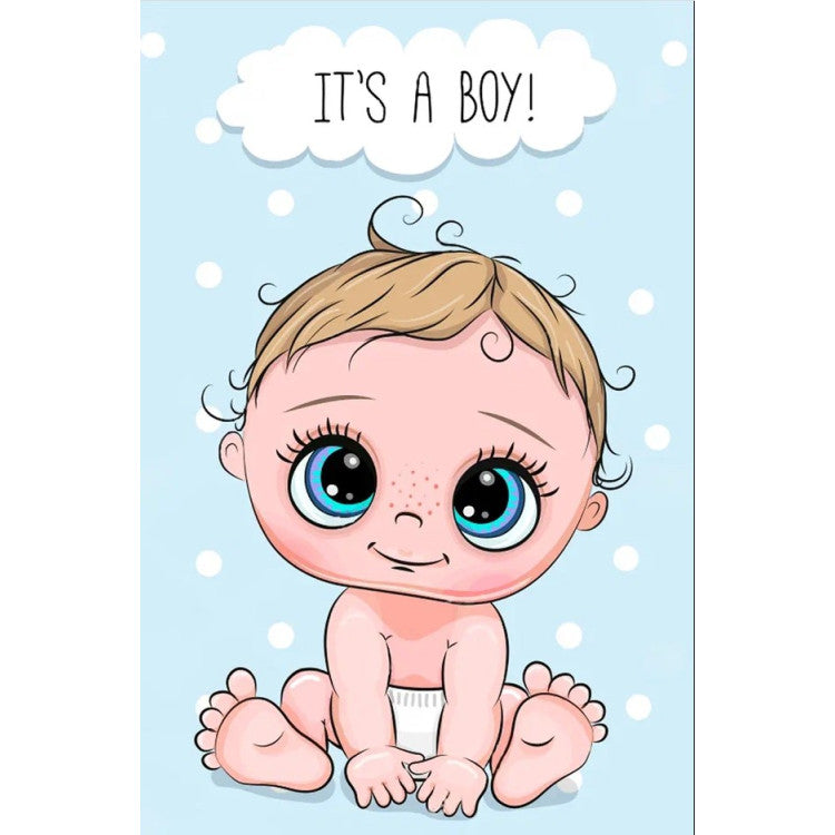 Diamond Painting Kit - IT'S A BOY 20*30 WD3028