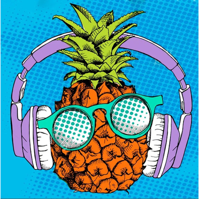 Diamond Painting Kit - PINEAPPLE JOY 20*20 WD3037