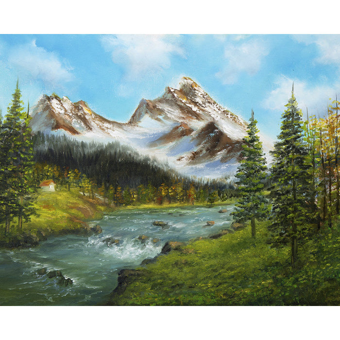 Diamond Painting Kit - MOUNTAIN RIVER 50*40 WD3062