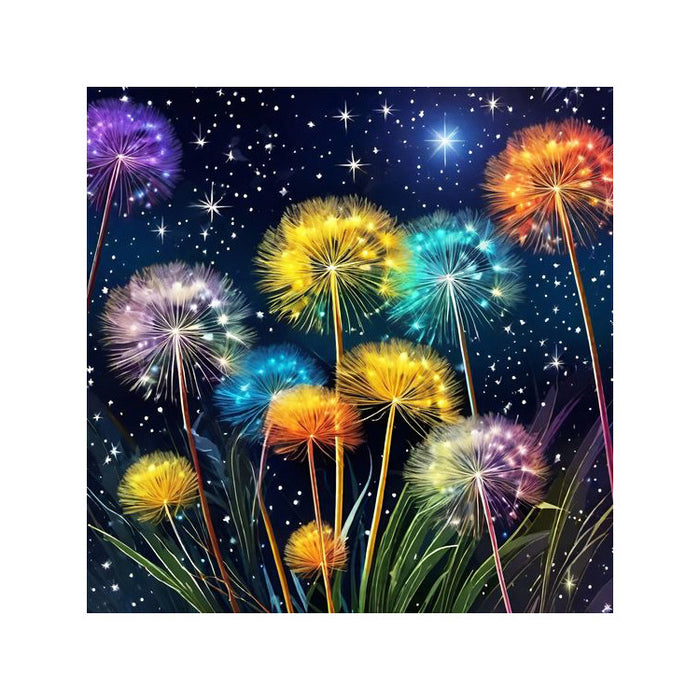 Diamond Painting Kit - "STARRY DANDELIONS" 30X30 CM WD3209