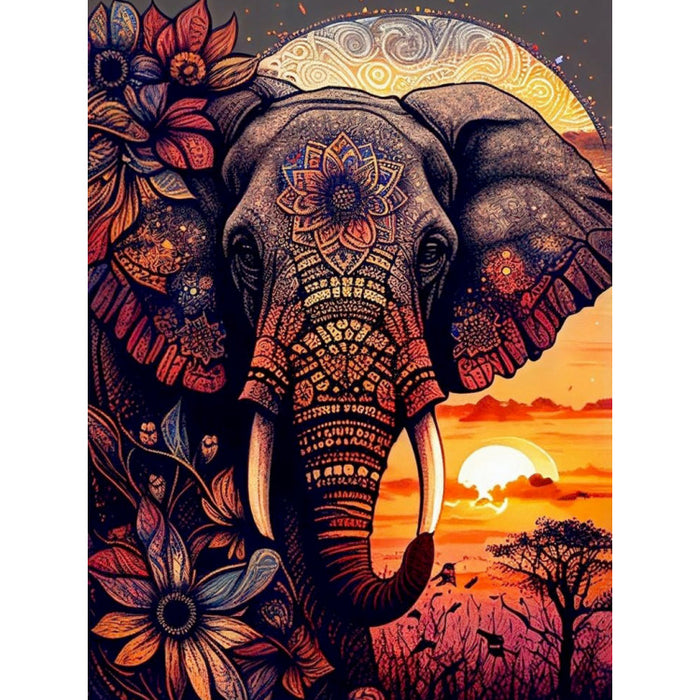 Diamond Painting Kit - "ELEPHANT" 30X40 CM WD3211