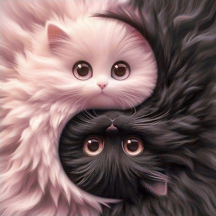 Diamond Painting Kit - "YIN YANG" 20X20 CM WD3201