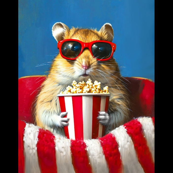 DIAMOND PAINTING WITH SUBFRAME MOVIE TIME 30X40 CM VA828