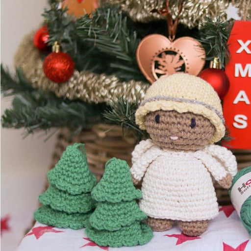 DIY Crochet Kit Christmas Angel Luna Crochet Kits - HobbyJobby