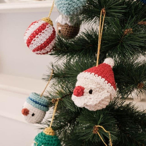 DIY Crochet Kit Xmas Wonderland Baubles Crochet Kits - HobbyJobby