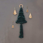 DIY Macramé Kit Christmas Tree Wall Hanger Pine Crochet Kits - HobbyJobby