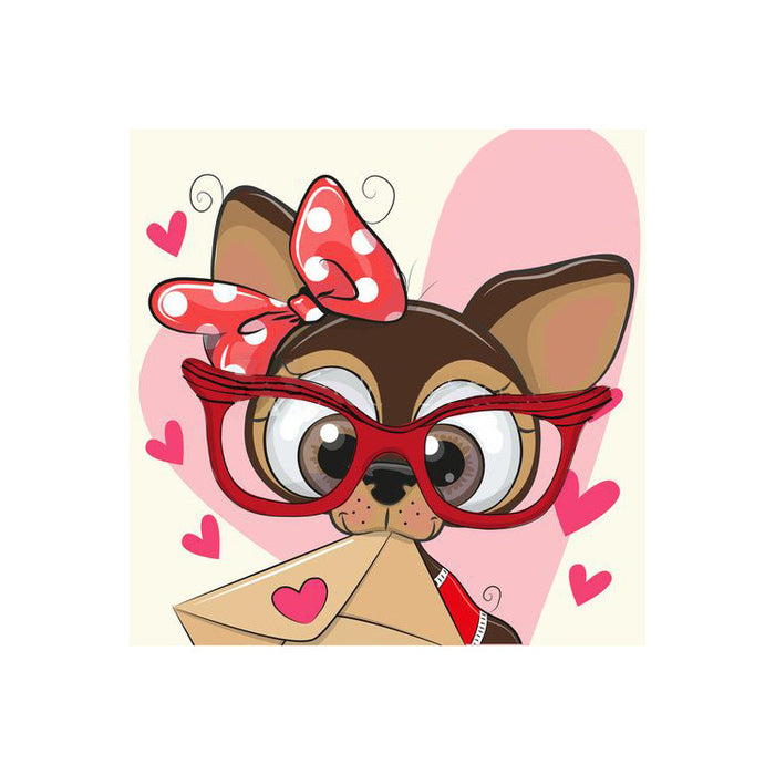 Diamond Painting Kit - LOVE LETTER 20*20 CM WD2481