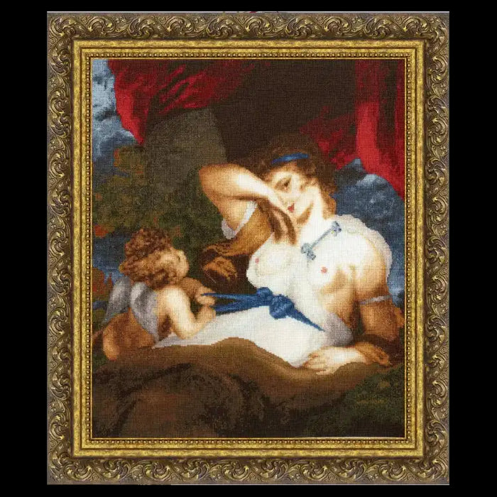 EMBROIDERY KIT AMUR UNTIES THE BELT OF VENUS 42X35 CM S/MK102