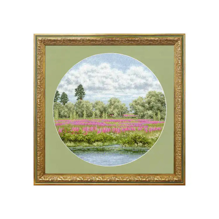 CROSS STITCH KIT RED SUMMER 31.7X31.7 CM S/VM041