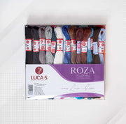 Embroidery Thread Rosa - 25/50 Color Pack - 8m Skeins Stranded Cotton - HobbyJobby
