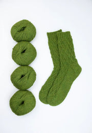 Emerald Trellis Socks - Luca - S Yarns