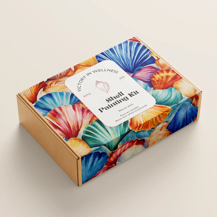 DIY Shell Painting Kit Ocean Craft Activity for Adults