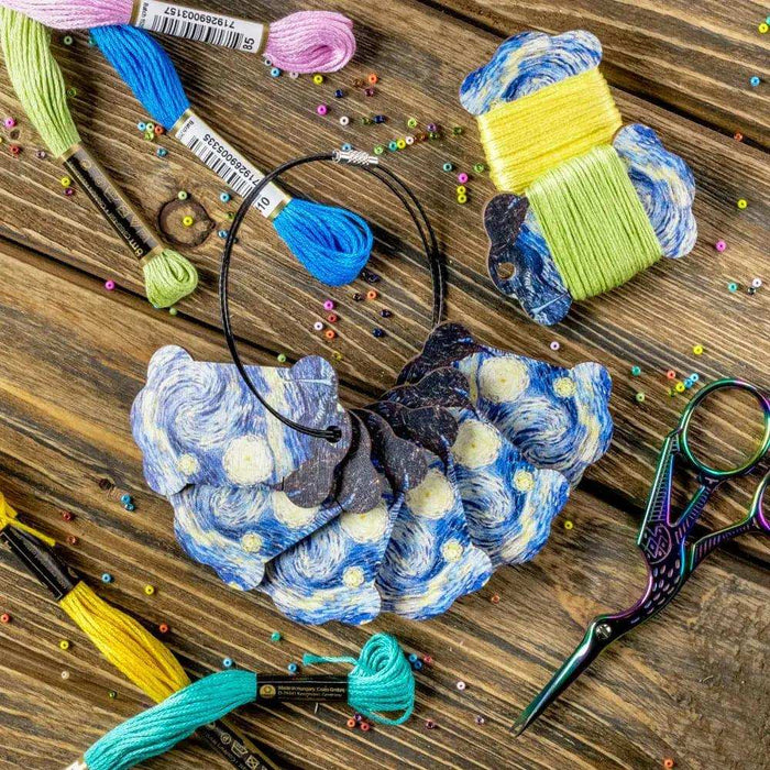 Floss bobbins FLC-104(S) (6 pieces) Wonderland Crafts Floss Bobbins - HobbyJobby