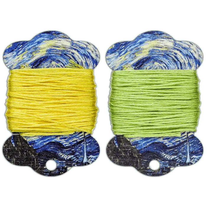 Floss bobbins FLC-104(S) (6 pieces) Wonderland Crafts Floss Bobbins - HobbyJobby