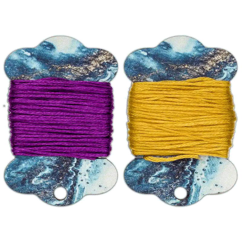Floss bobbins FLC-111(S) (6 pieces) Wonderland Crafts Floss Bobbins - HobbyJobby
