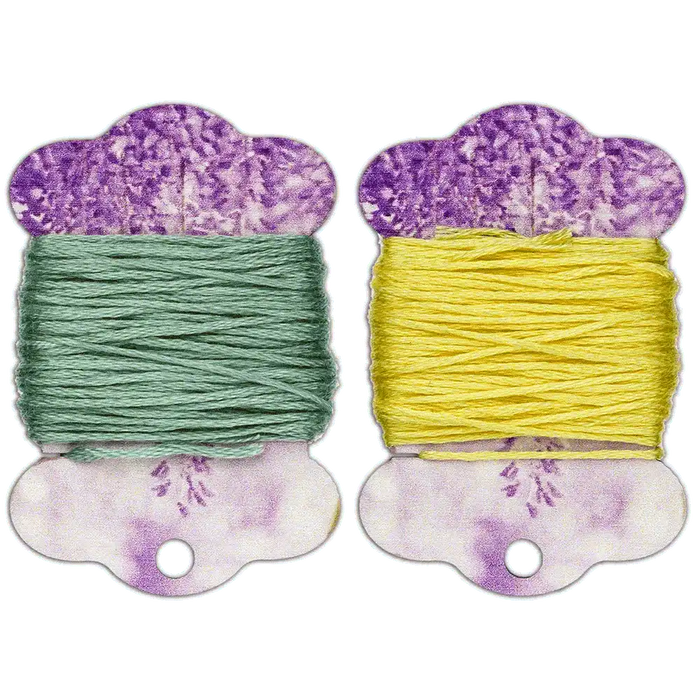 Floss bobbins FLC-112(S) (6 pieces) Wonderland Crafts Floss Bobbins - HobbyJobby