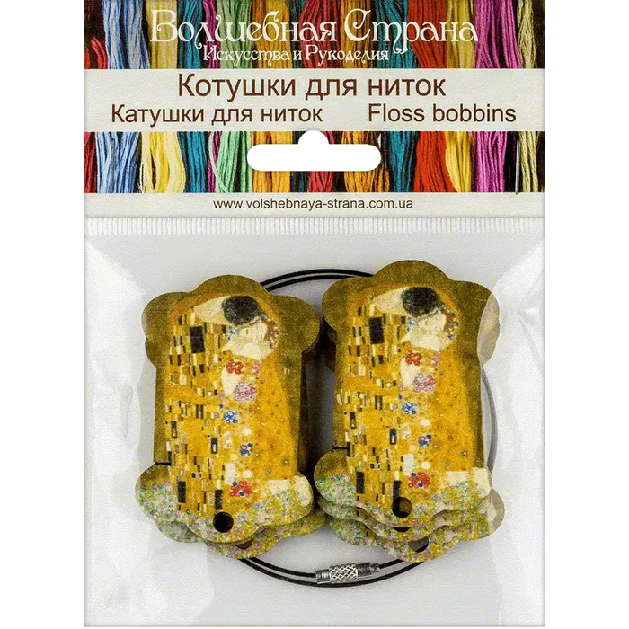 Floss bobbins FLC-113(S) (6 pieces) Wonderland Crafts Floss Bobbins - HobbyJobby