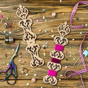 Floss Bobbins, Wooden Thread Bobbins - Thread Organizers Wonderland Crafts Floss Bobbins - HobbyJobby