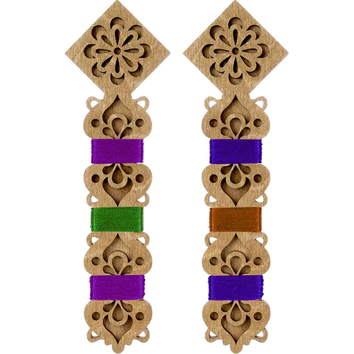 Floss Bobbins, Wooden Thread Bobbins - Thread Organizers Wonderland Crafts Floss Bobbins - HobbyJobby