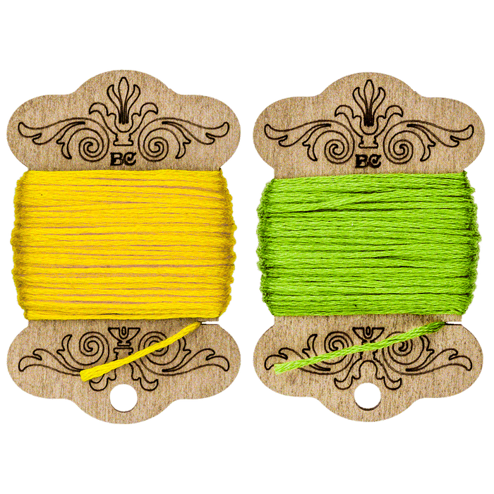 Floss Bobbins, Wooden Thread Bobbins - Thread Organizers Wonderland Crafts Floss Bobbins - HobbyJobby