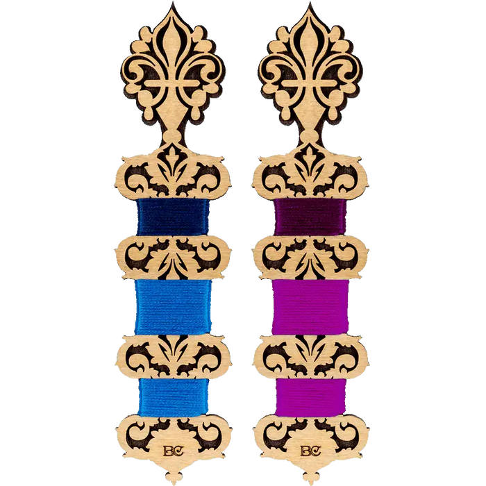 Floss Bobbins, Wooden Thread Bobbins - Thread Organizers Wonderland Crafts Floss Bobbins - HobbyJobby