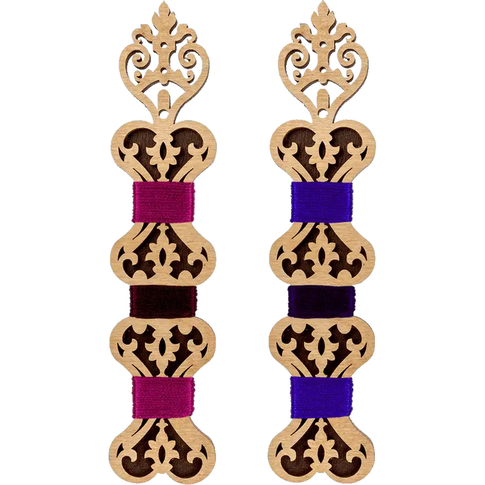 Floss Bobbins, Wooden Thread Bobbins - Thread Organizers Wonderland Crafts Floss Bobbins - HobbyJobby