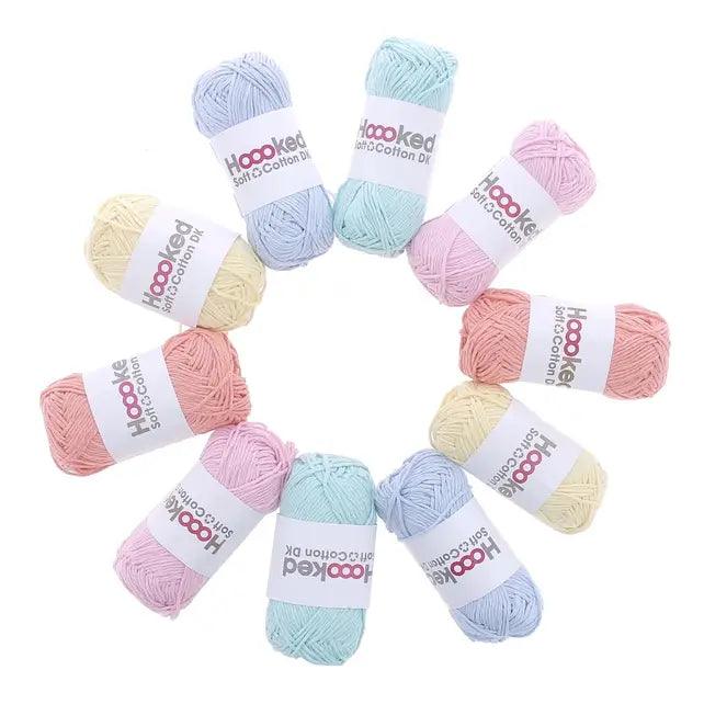 Hoooked Soft Cotton DK Value Packs DK Yarn - HobbyJobby