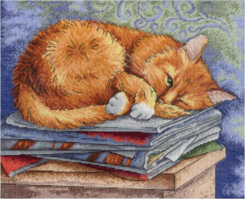 Cross Stitch Kit MP Studia - Studying Cat, SNV-595