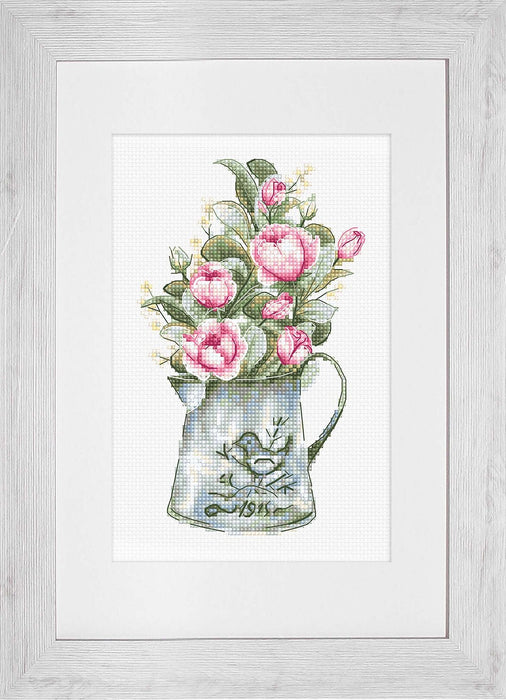 Cross Stitch Kit Luca-S - Bouquet with Roses, B7006