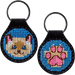 Key Chain Needlecraft Kit - Cross Stitch Kit on Leather Wonderland Crafts Key-Chain Kit - HobbyJobby