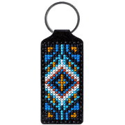 Key Chain Needlecraft Kit - Cross Stitch Kit on Leather Wonderland Crafts Key-Chain Kit - HobbyJobby